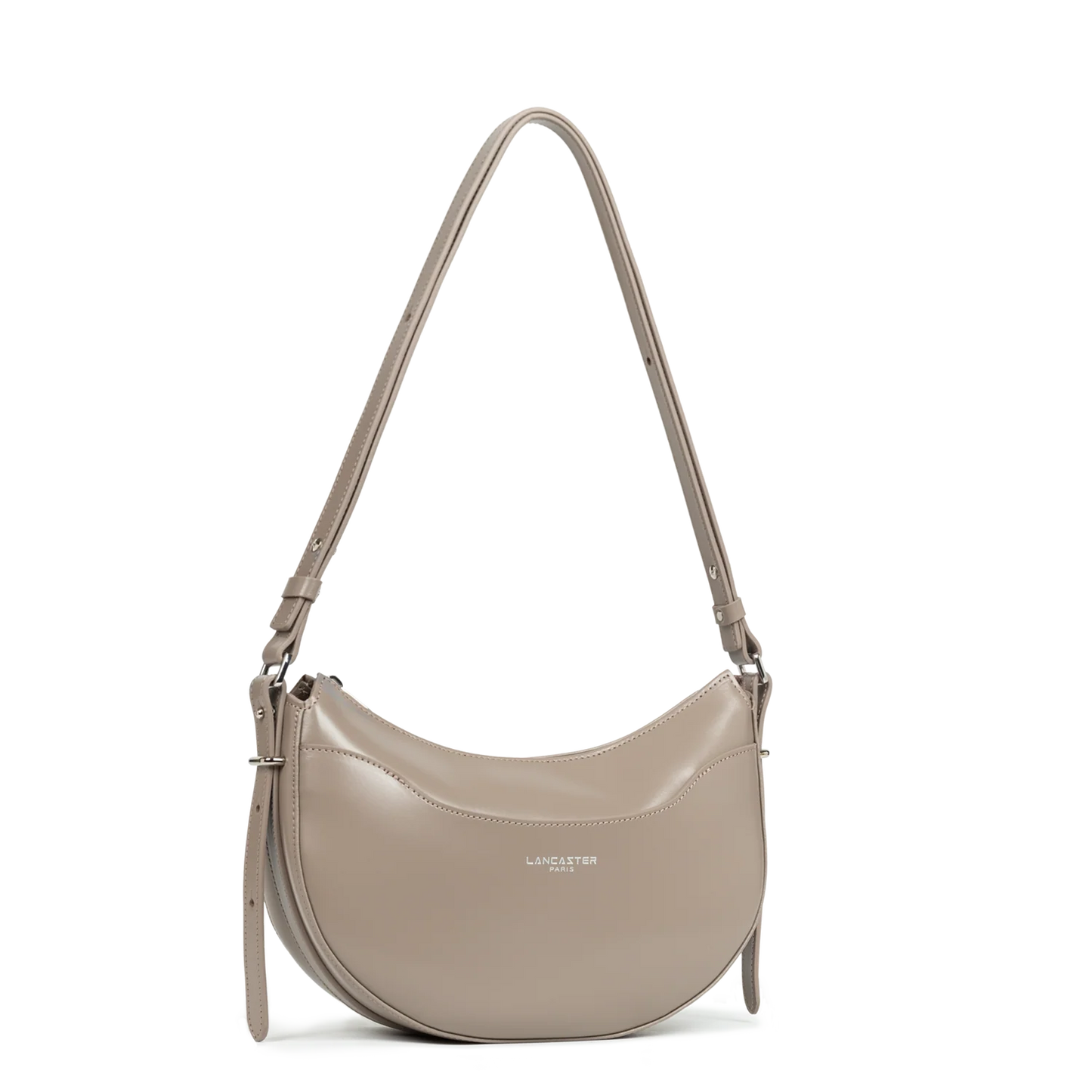 Sac Demi Lune Lancaster Galet Foncé