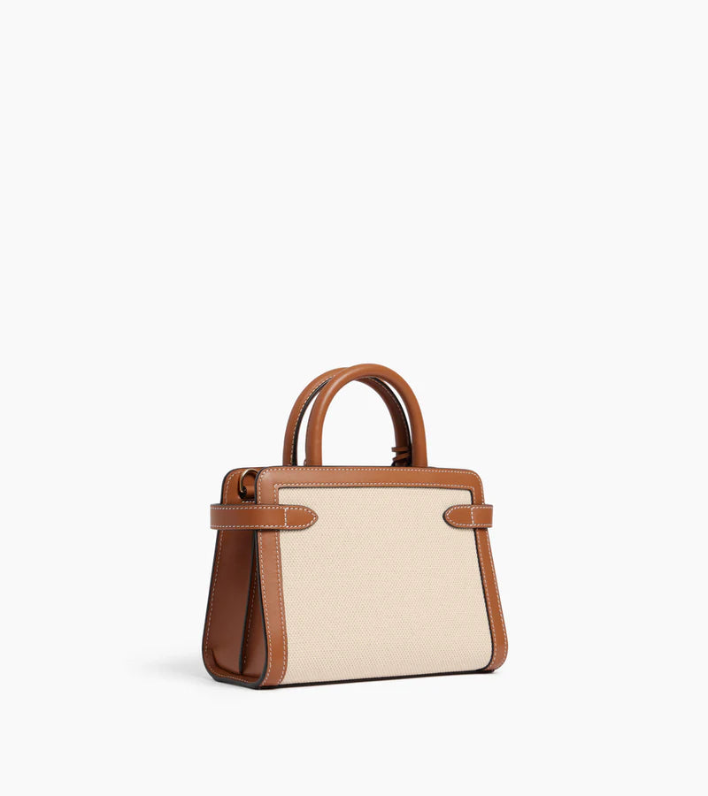 Petit sac Emilie Le Tanneur Toile Coton et Cuir