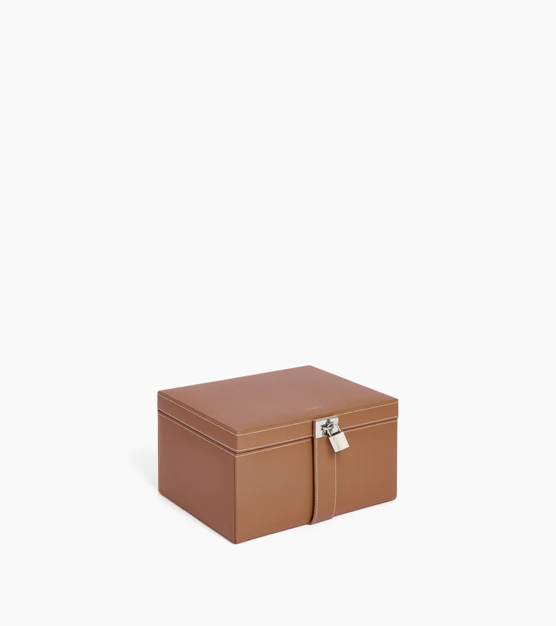 Grande Boîte à Bijoux Tan Le Tanneur