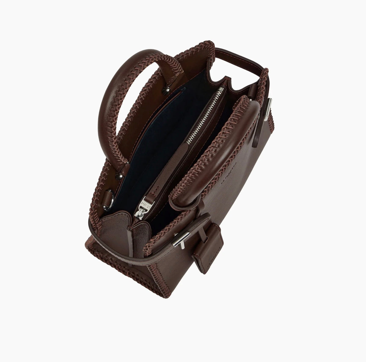 Petit sac Emilie Le Tanneur en cuir lisse et surqûre