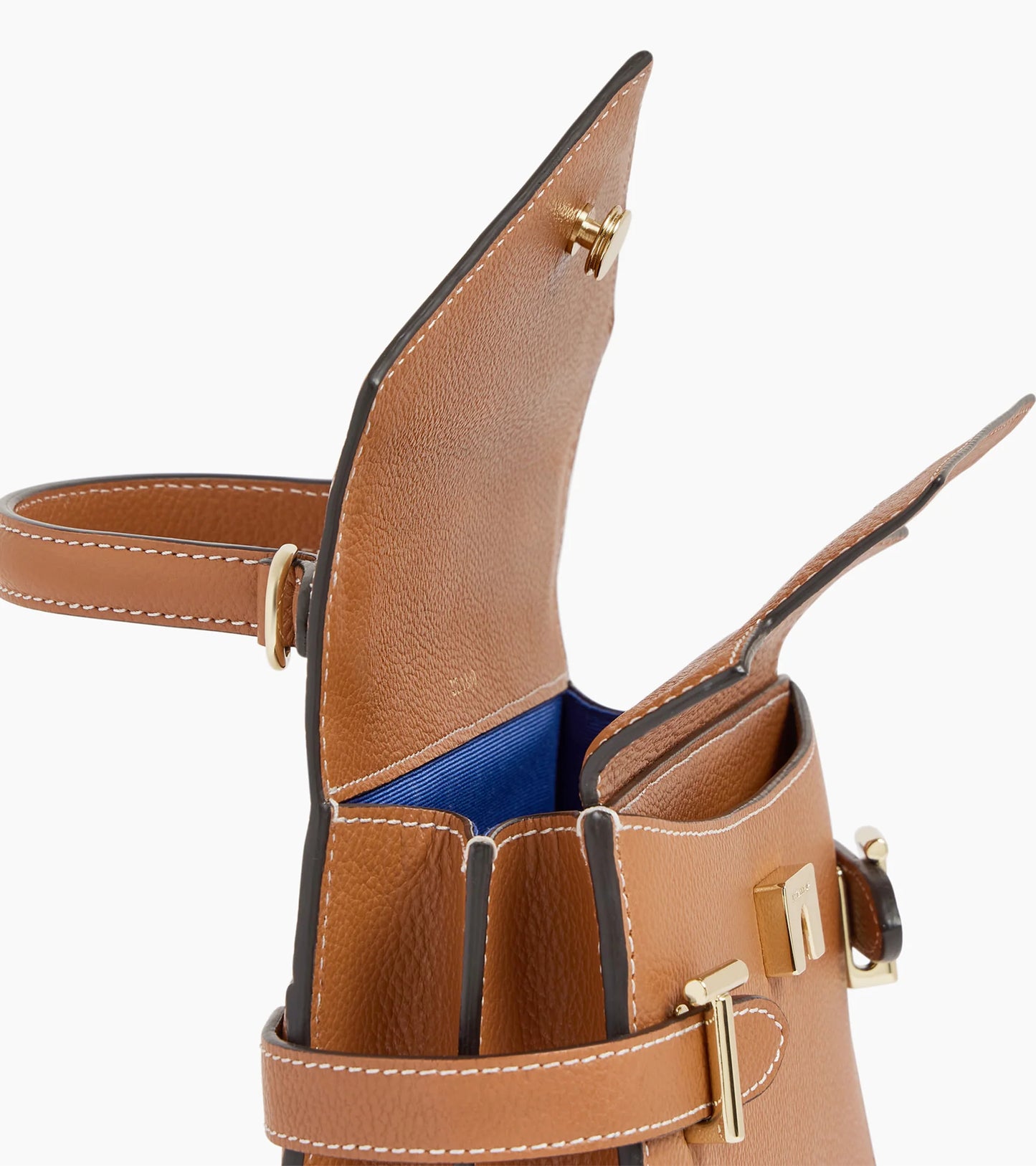 Petit modèle Emilie double rabat Le Tanneur Tan