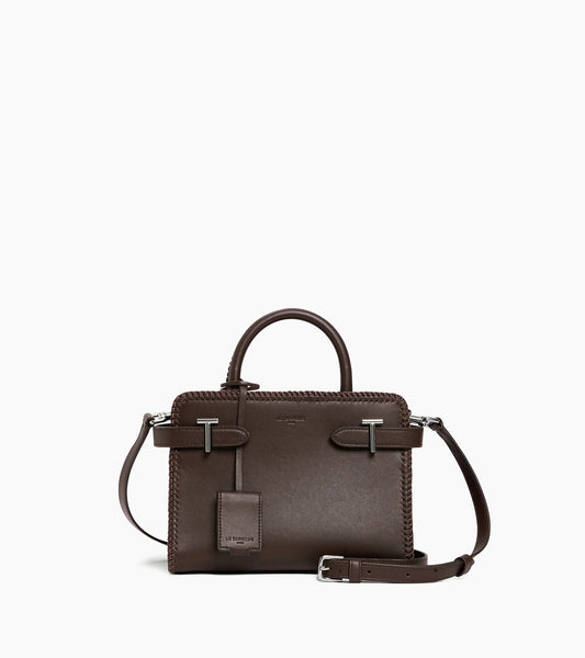 Petit sac Emilie Le Tanneur en cuir lisse et surqûre