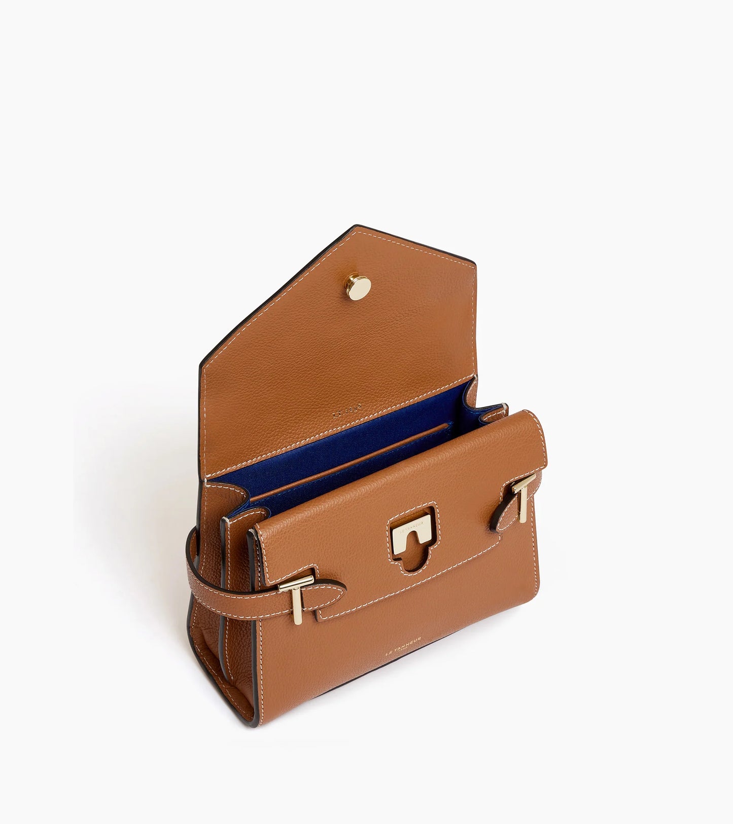 Petit modèle Emilie double rabat Le Tanneur Tan