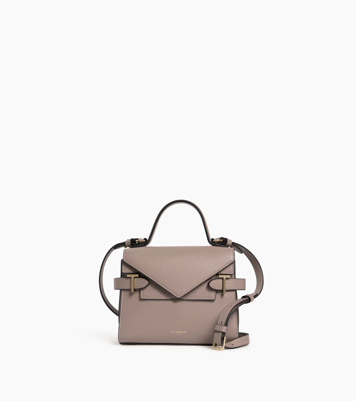 Petit sac à main Emilie double rabat Le Tanneur