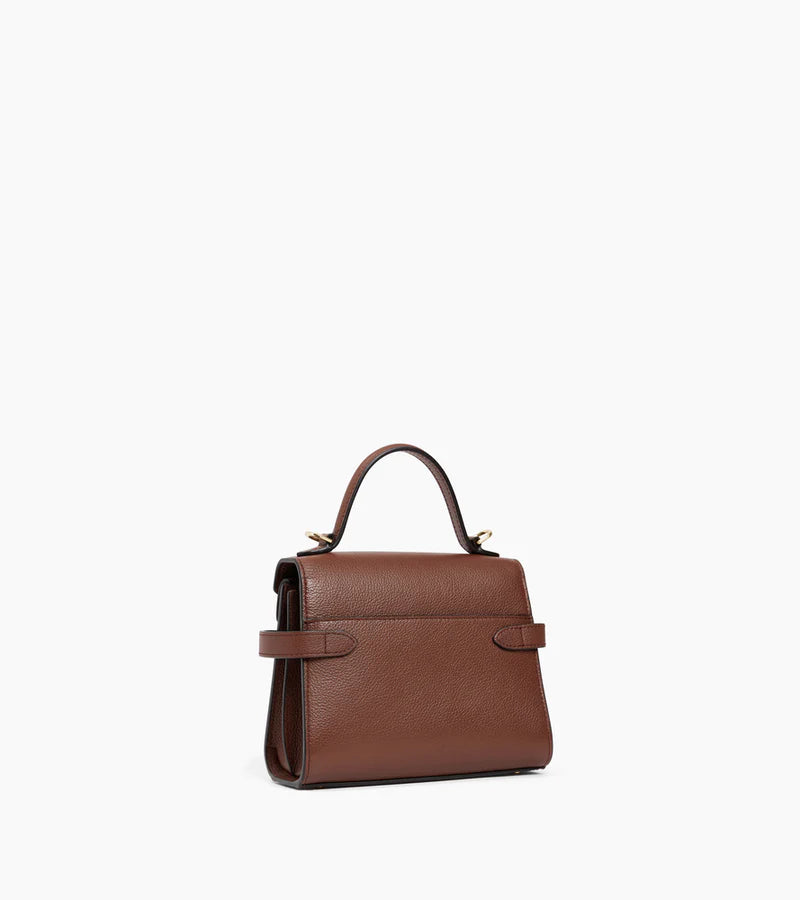 Petit modèle Emilie double rabat Le Tanneur Ébène