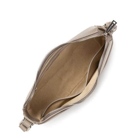 Sac Demi Lune Lancaster Galet Foncé