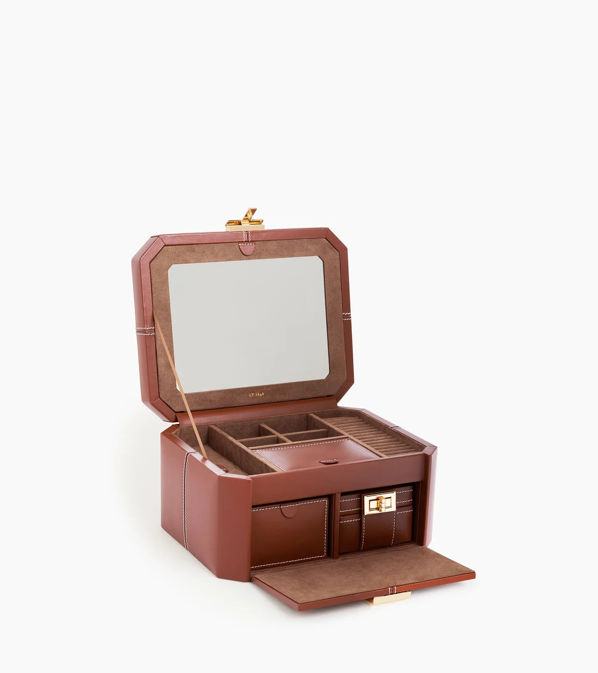 Grande Boîte à Bijoux Fermoir T Le Tanneur