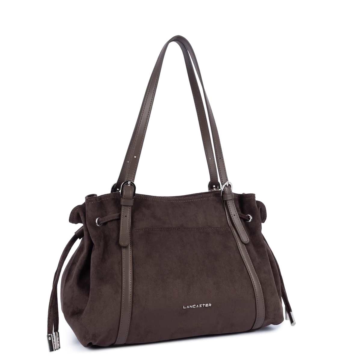 Sac Cabas Velvet Emma Lancaster Marron