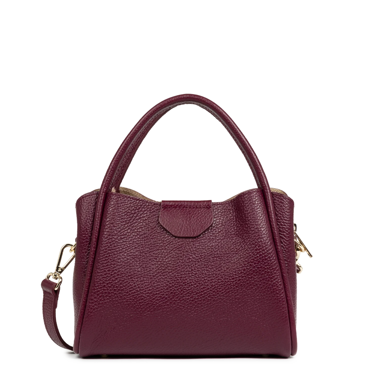 Petit Sac à main Ida Double Lancaster Bordeaux