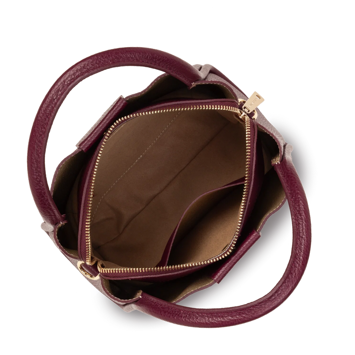 Petit Sac à main Ida Double Lancaster Bordeaux