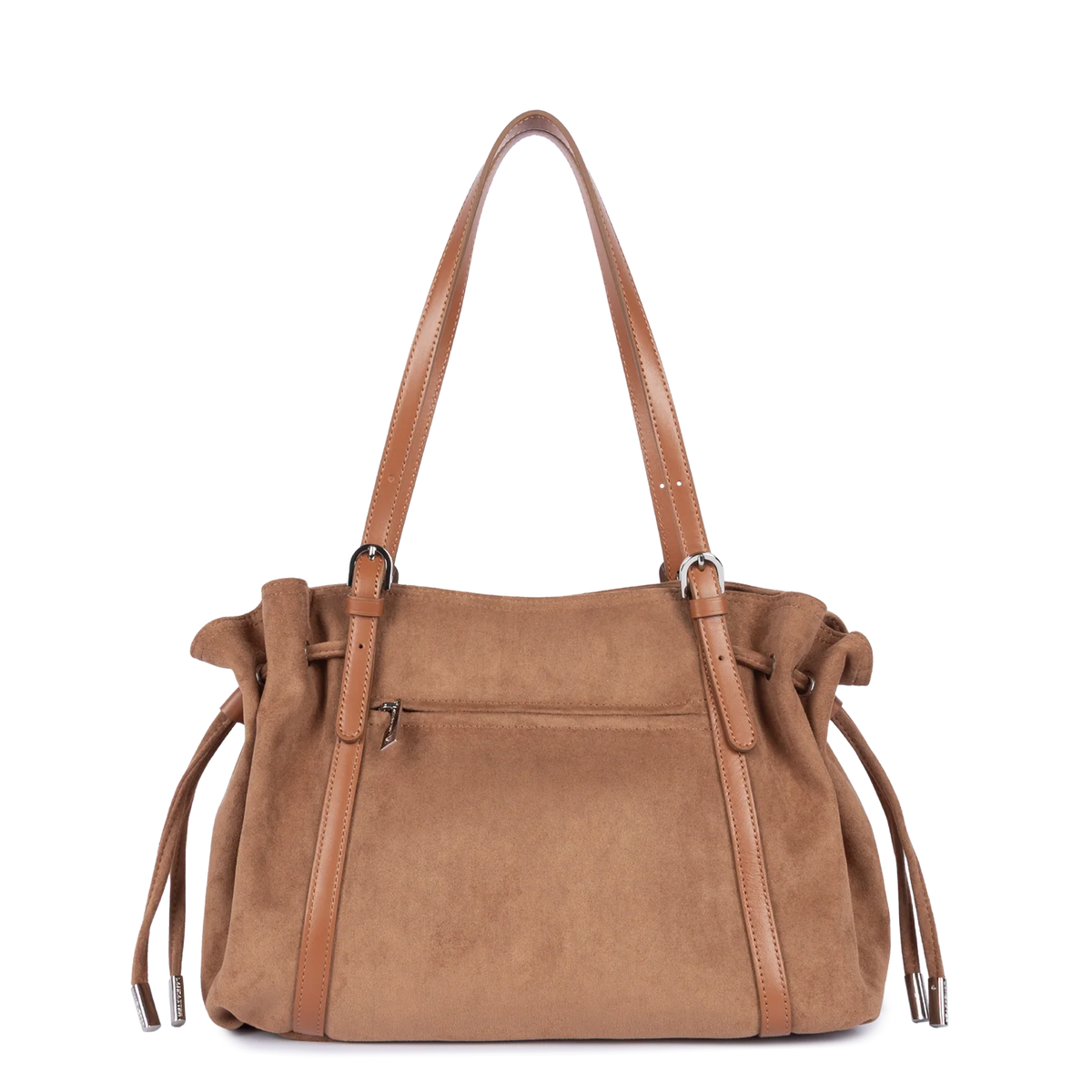 Sac Cabas Velvet Emma Lancaster Moka