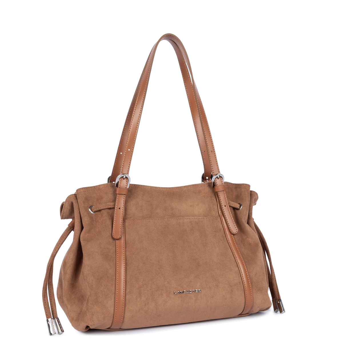 Sac Cabas Velvet Emma Lancaster Moka