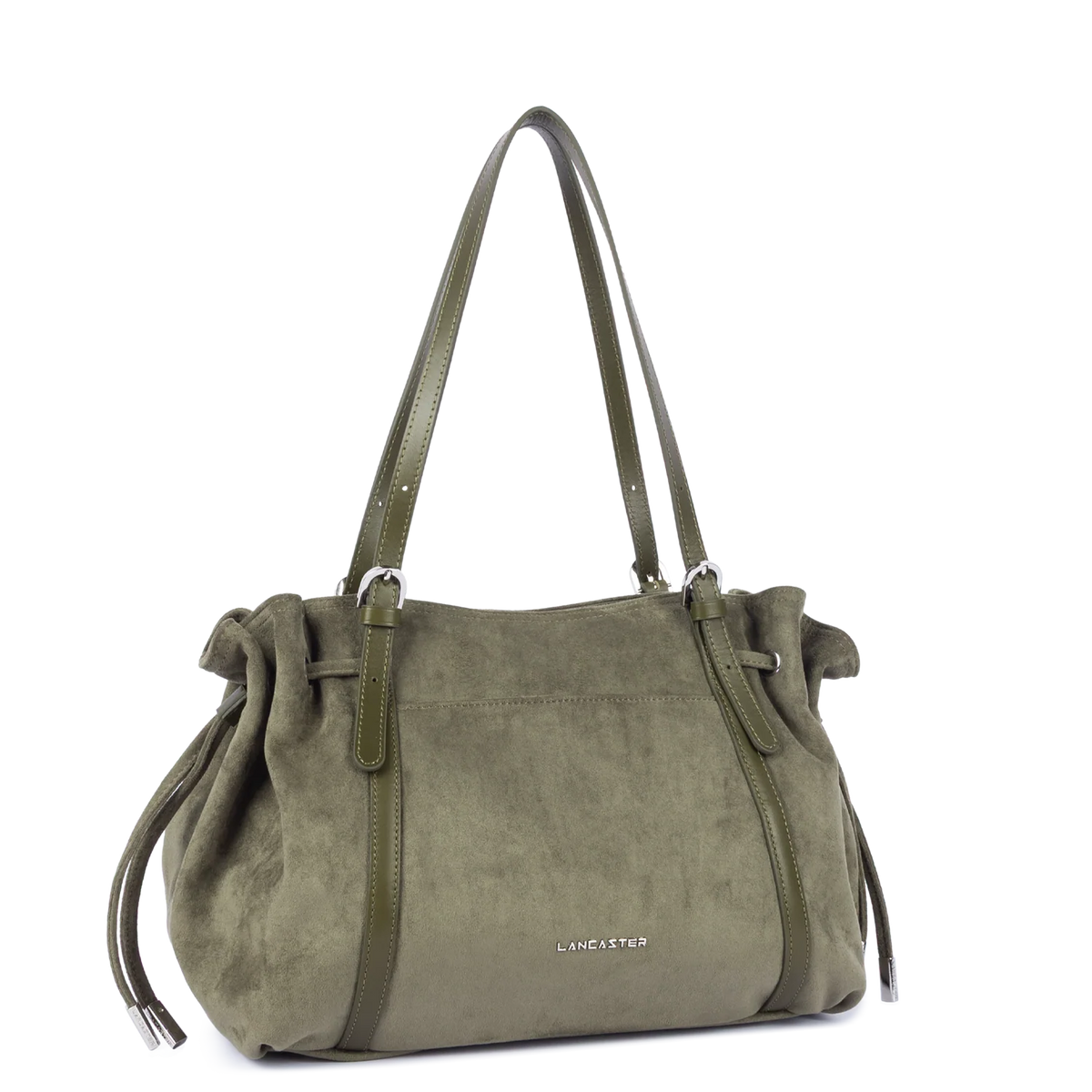 Sac Cabas Velvet Emma Lancaster Kaki