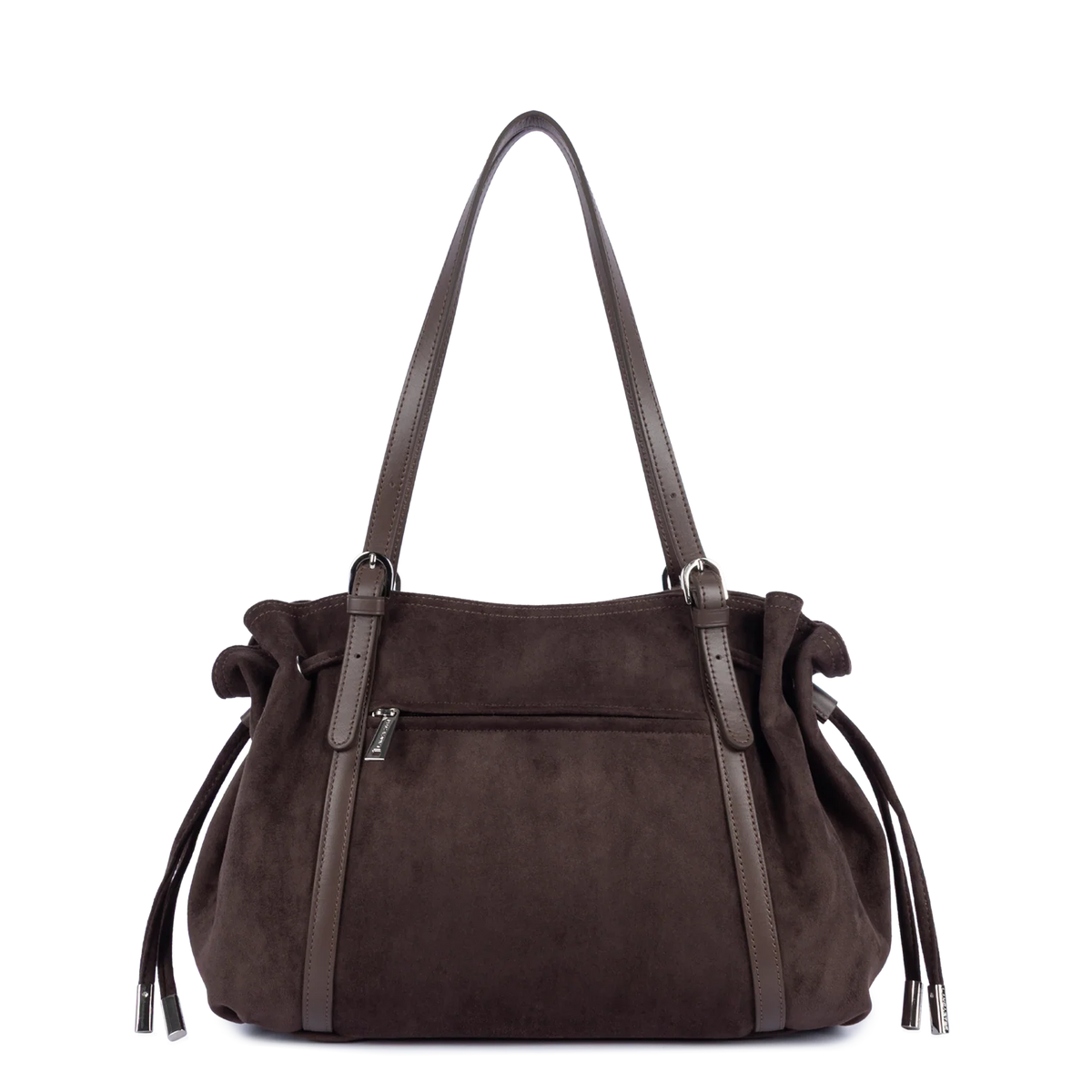 Sac Cabas Velvet Emma Lancaster Marron