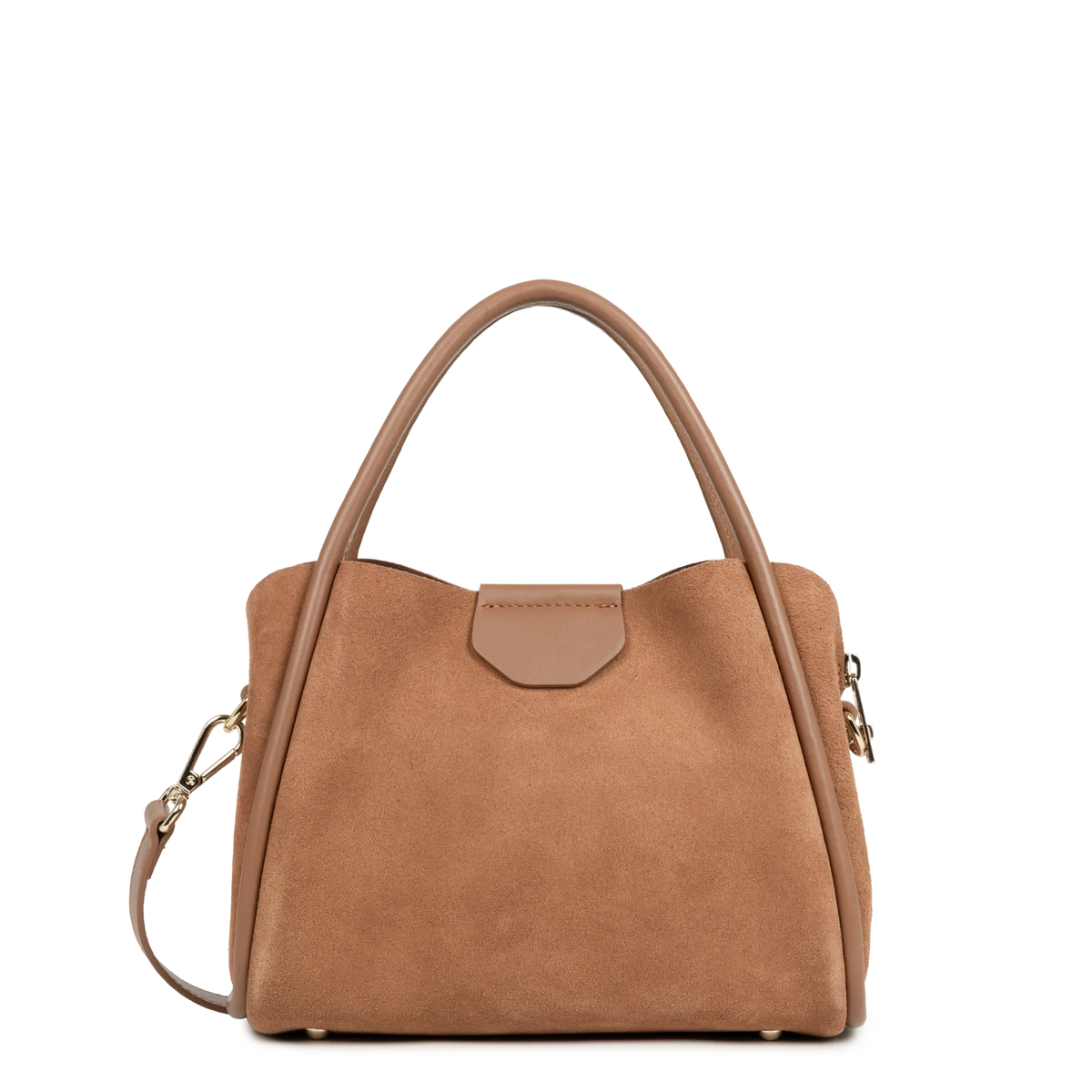 Petit Sac à main Suède Ida Lancaster Moka