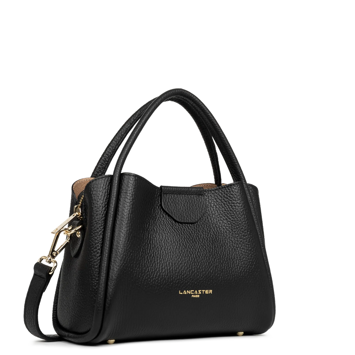 Petit Sac à main Ida Double Lancaster Noir