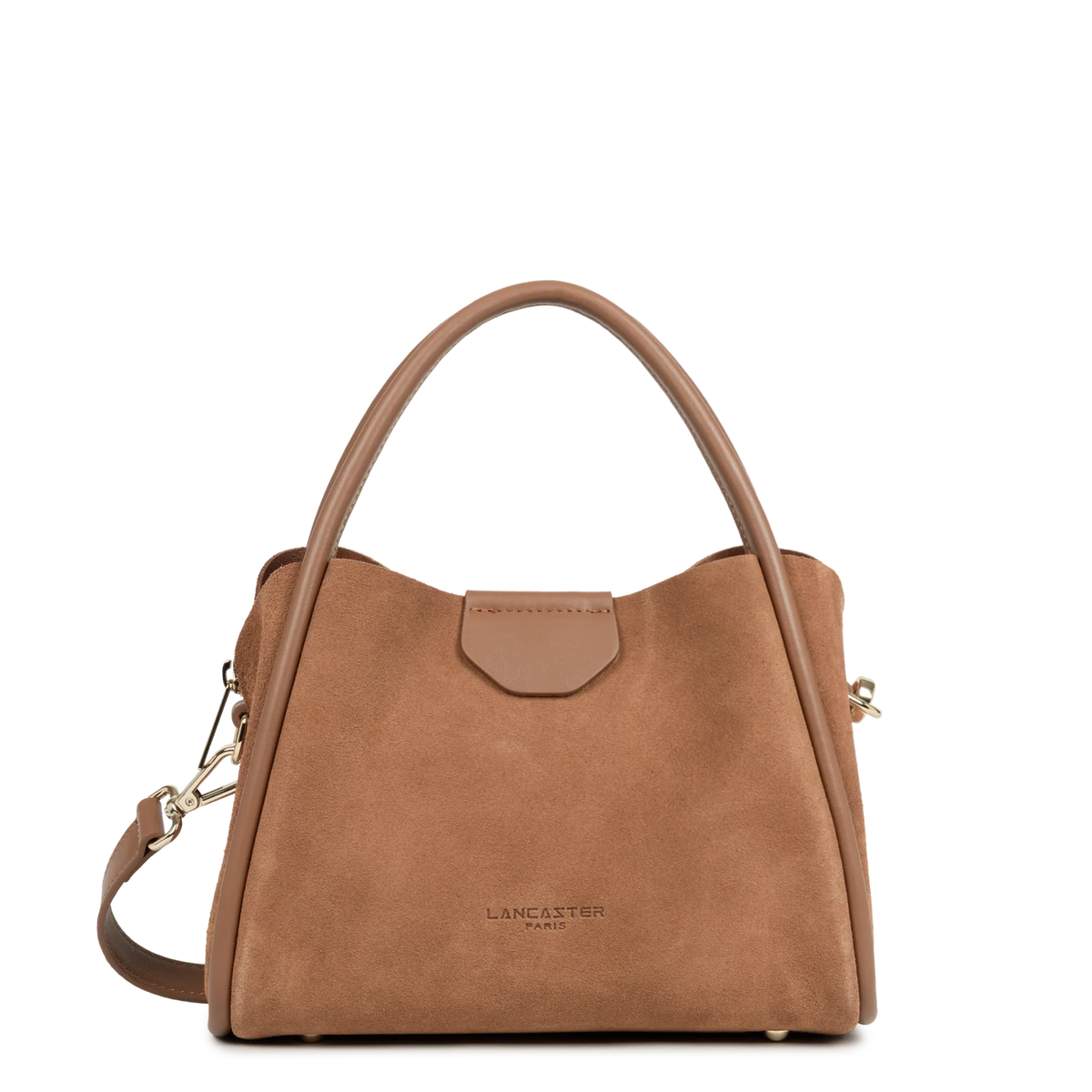 Petit Sac à main Suède Ida Lancaster Moka