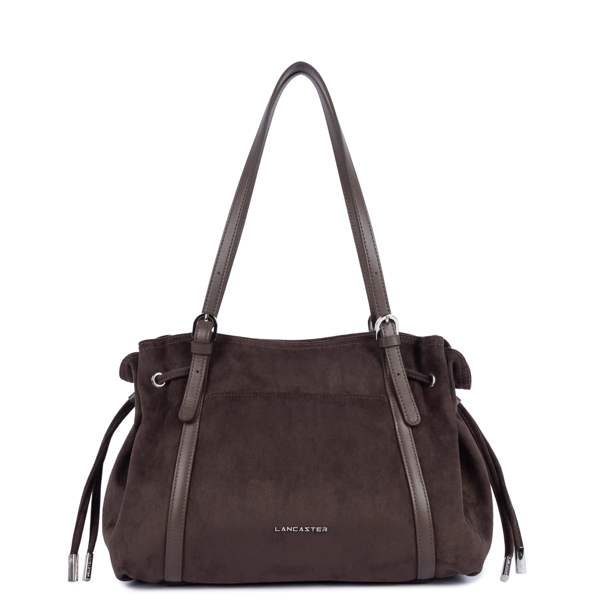 Sac Cabas Velvet Emma Lancaster Marron