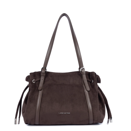 Sac Cabas Velvet Emma Lancaster Marron