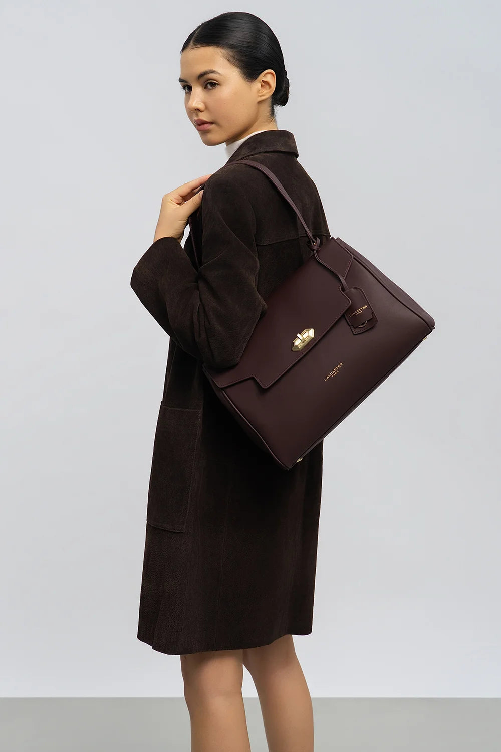 Grand Sac Cabas Donna Grace Lancaster Bordeaux