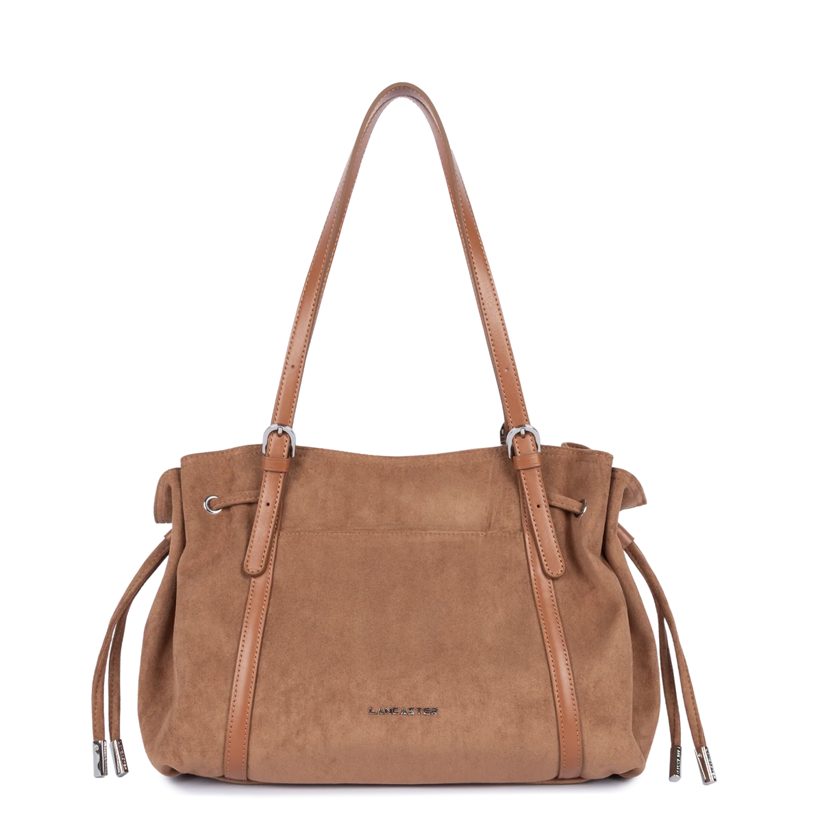 Sac Cabas Velvet Emma Lancaster Moka