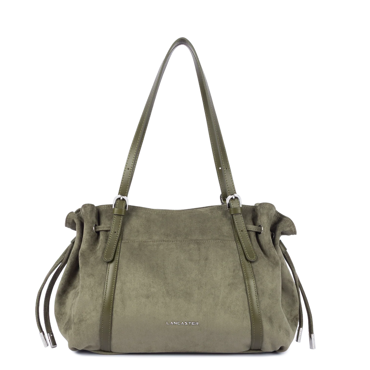 Sac Cabas Velvet Emma Lancaster Kaki