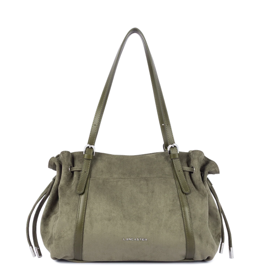Sac Cabas Velvet Emma Lancaster Kaki
