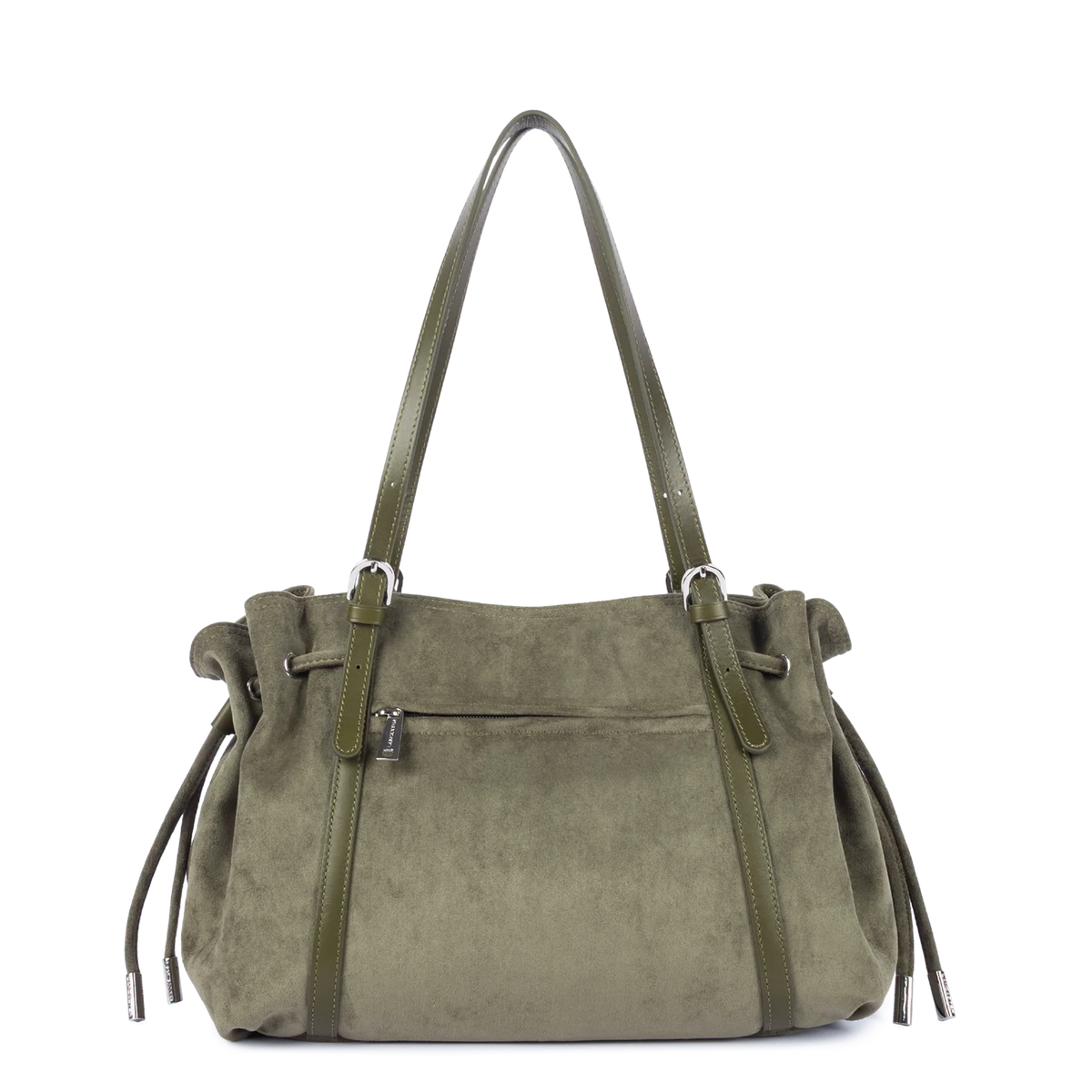 Sac Cabas Velvet Emma Lancaster Kaki