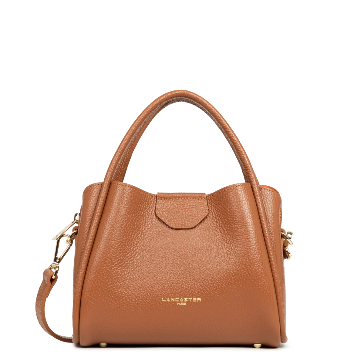 Petit Sac à main Ida Double Lancaster Camel