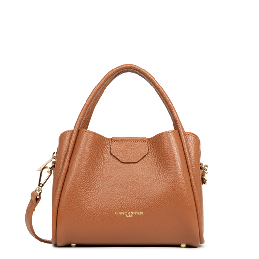 Petit Sac à main Ida Double Lancaster Camel