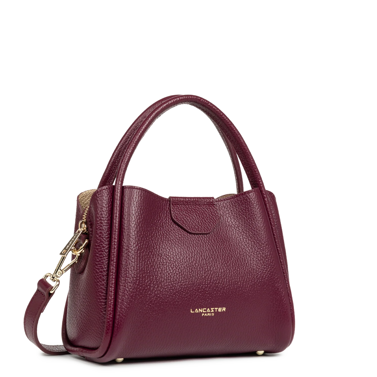 Petit Sac à main Ida Double Lancaster Bordeaux